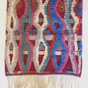 Large wool wall hanging 24”x31”